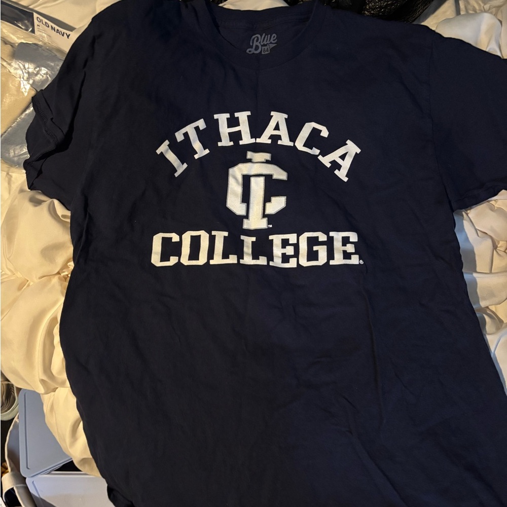 Blue 84 Dark Blue Ithaca College Tee